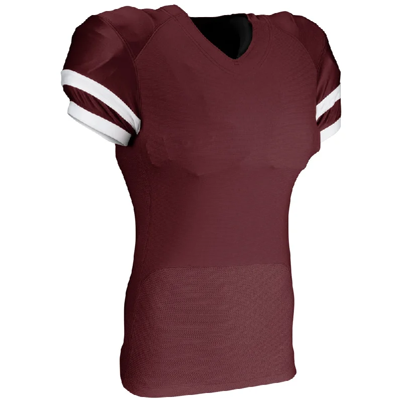 Maroon/White