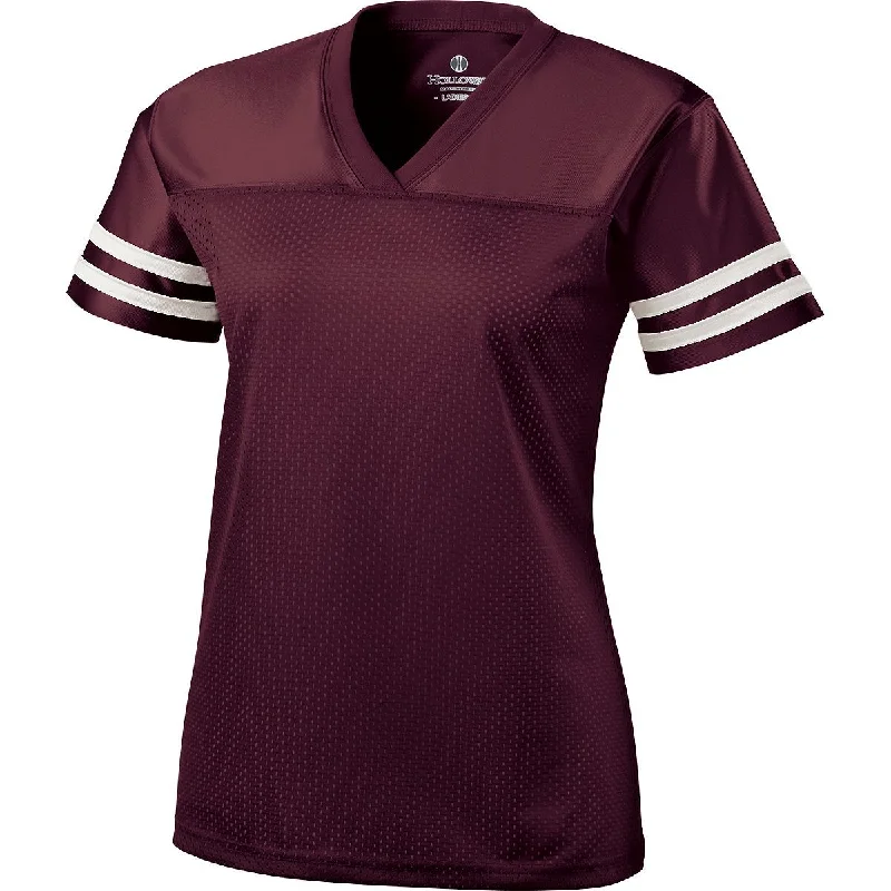 MAROON/WHITE